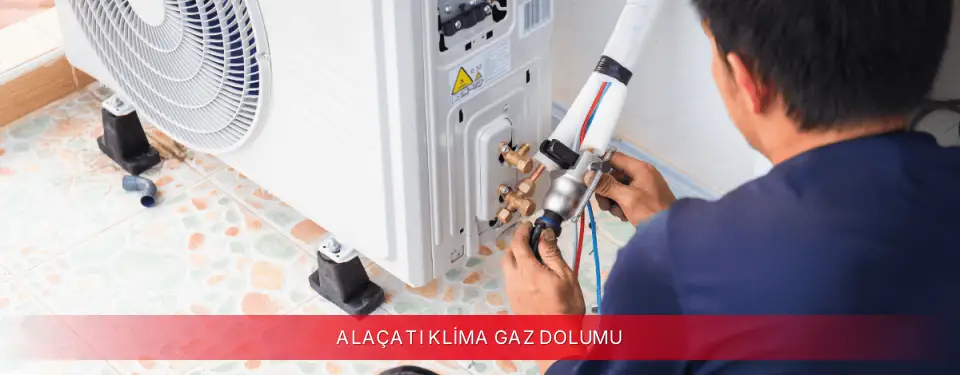 Alaçatı İlçemi Toshiba Klima Gaz Dolumu